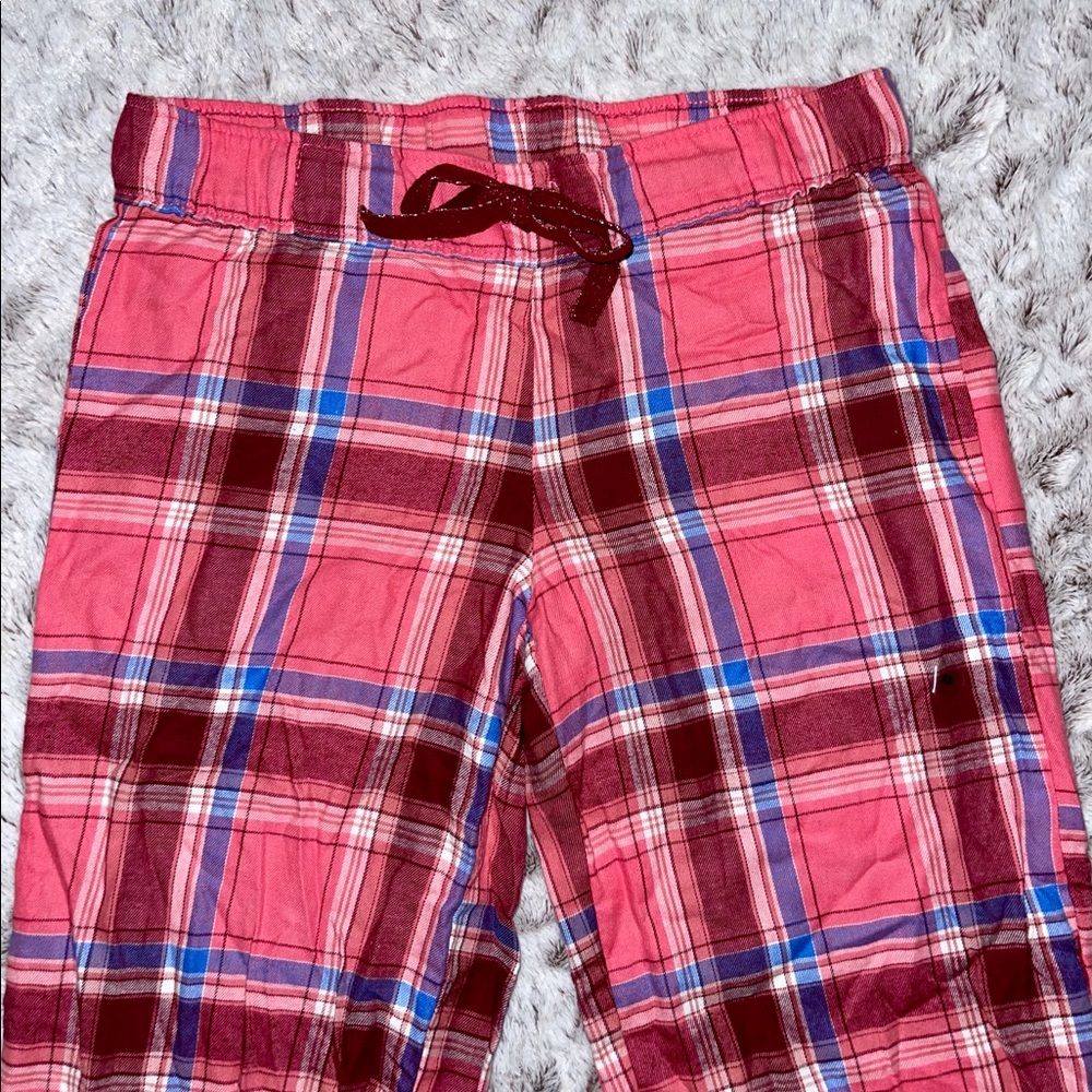 Live Love Dream - Pink Plaid Pajama Pants - Womans